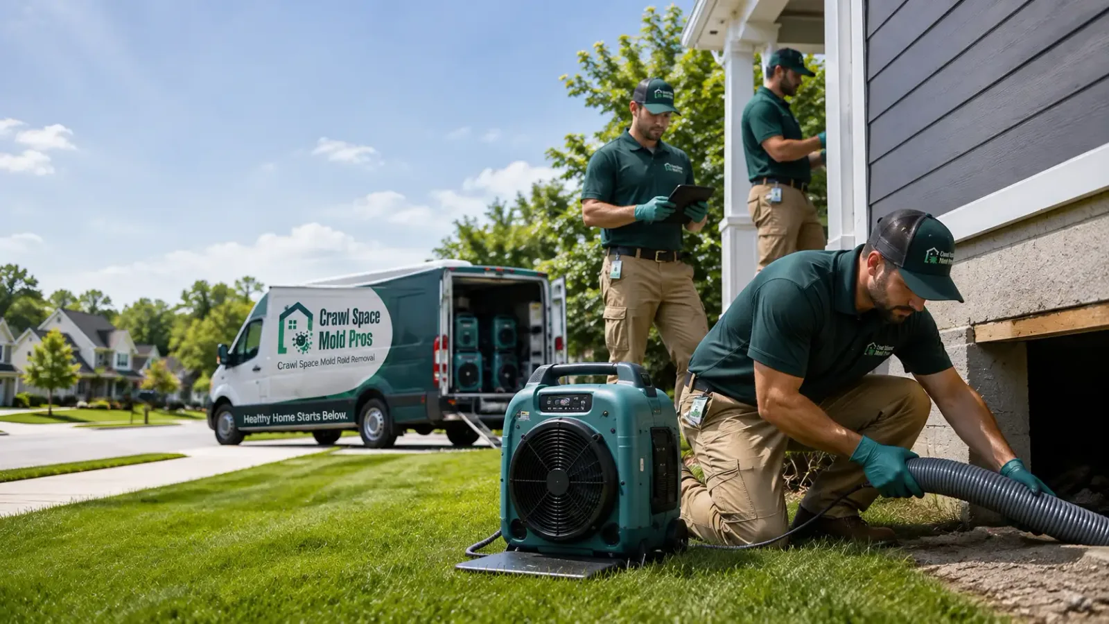 Crawl Space Mold Removal in Nutley, NJ